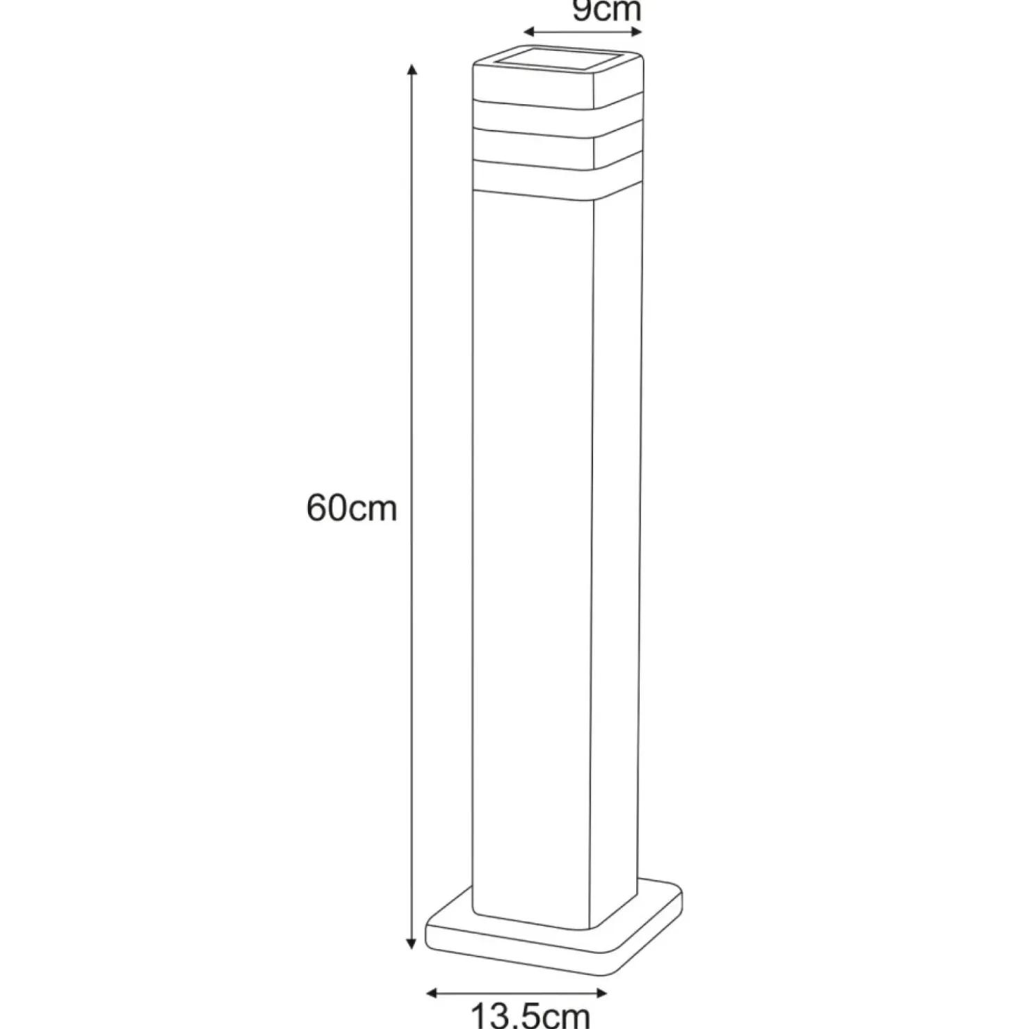 Czarna lampa ogrodowa, styl klasyczny, IP44 K-8208 z serii TAMIZA*Sklep Kaja Cheap