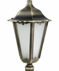 Czarna lampa ogrodowa, wysoka latarnia OGMWN 1 z serii RETRO MAXI | Kaja Oświetl*Sklep Kaja Cheap