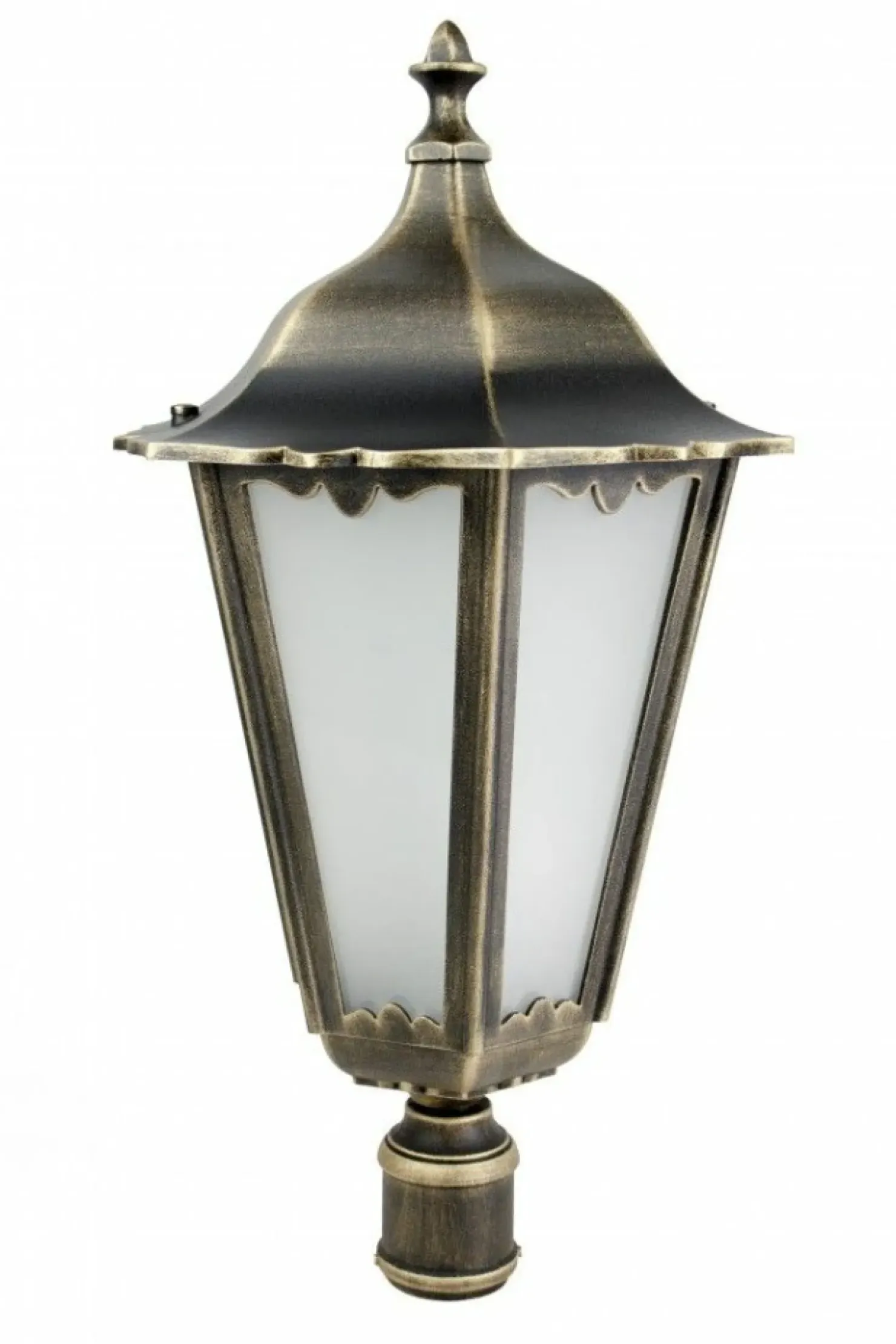 Czarna lampa ogrodowa, wysoka latarnia OGMWN 1 z serii RETRO MAXI | Kaja Oświetl*Sklep Kaja Cheap