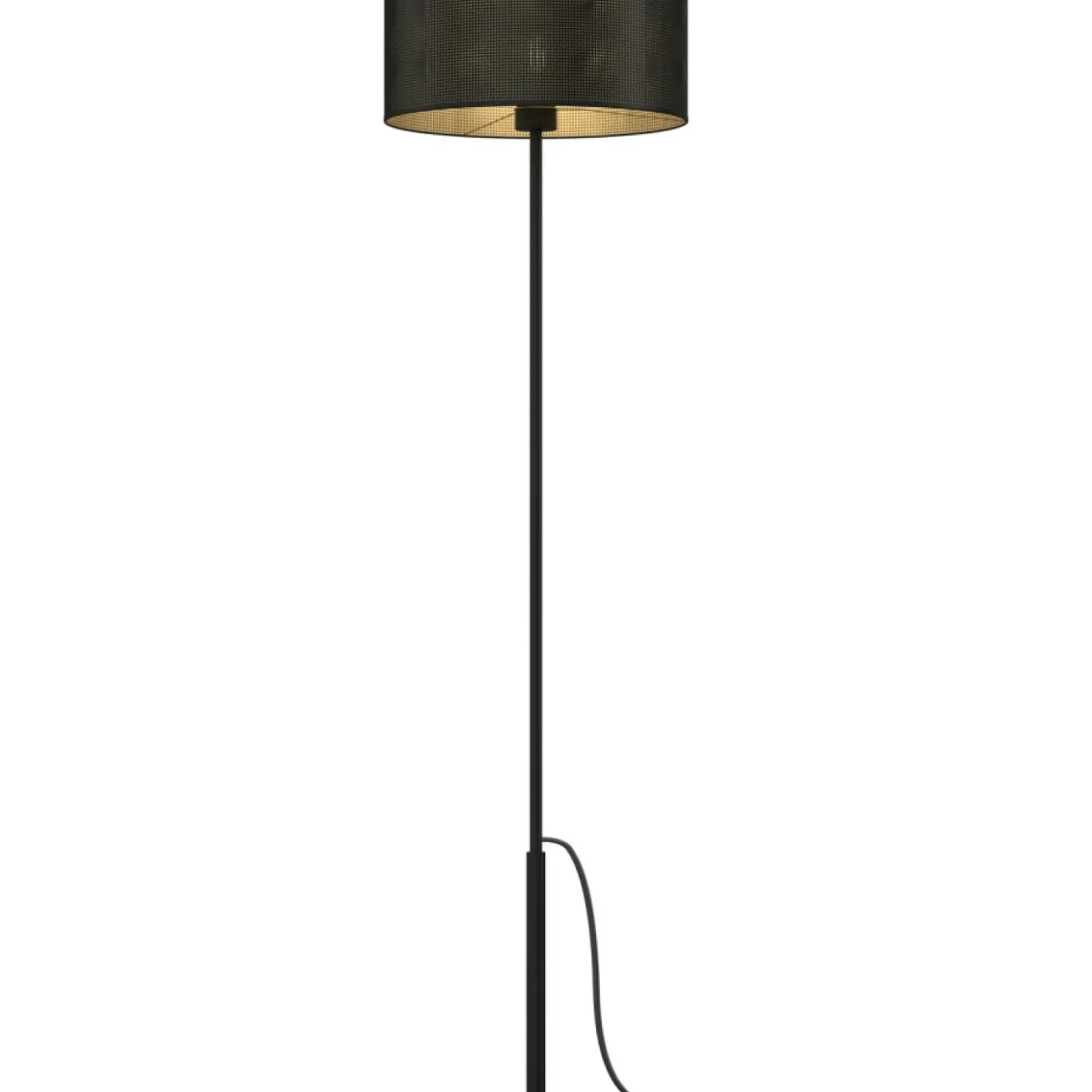 Czarna lampa podłogowa, do czytania LX 5258 z serii LOFT SHADE | Kaja*Sklep Kaja Online