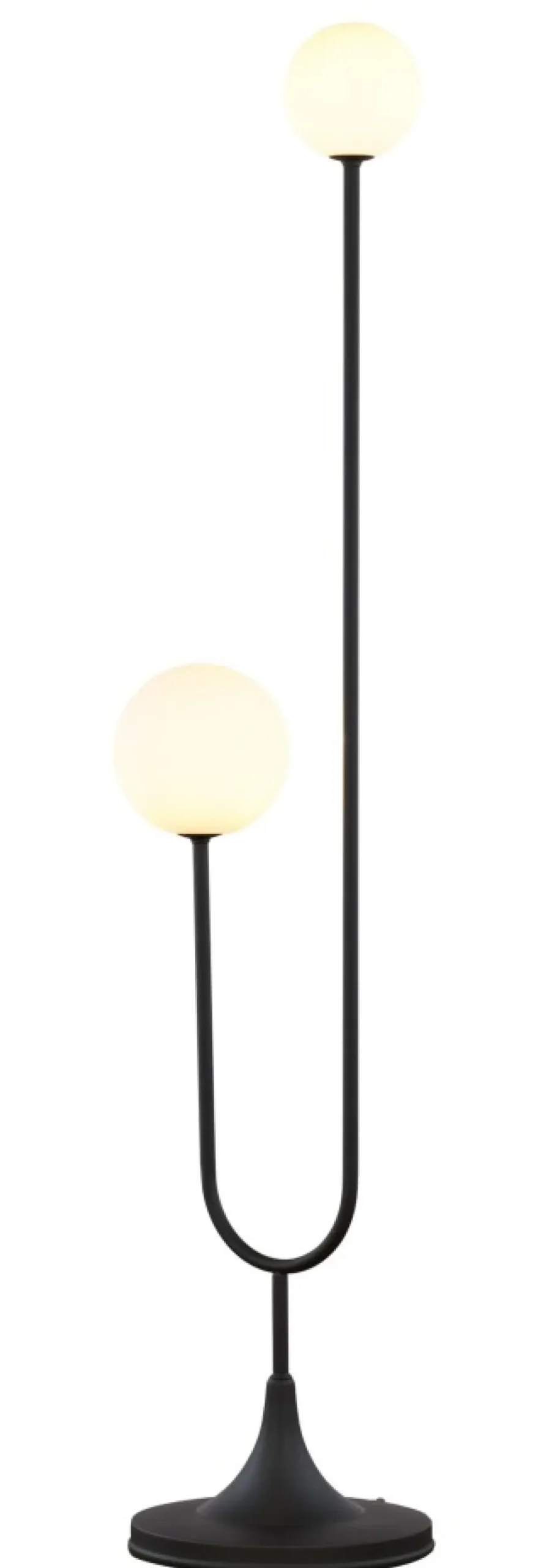 Czarna lampa podłogowa, idealna do salonu JUP 1951 z serii SELEN*Sklep Kaja Online