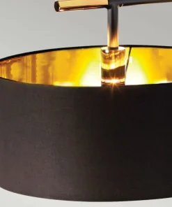 Czarna lampa podłogowa z abażurem BALANCE-FL-BKPB z serii BALANCE*Sklep Kaja Discount