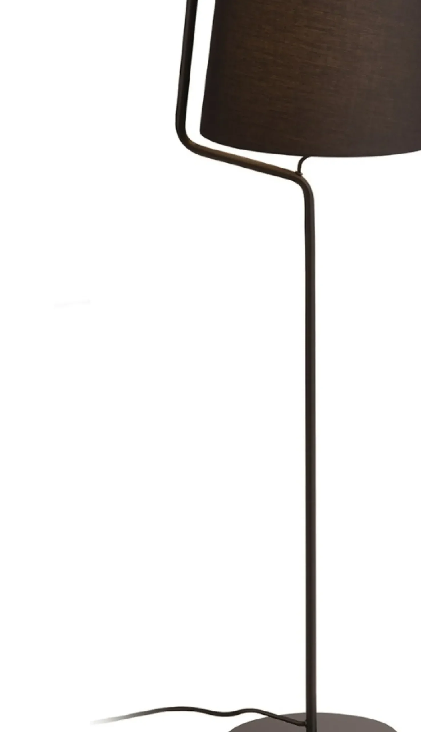 Czarna lampa podłogowa z abażurem MX F0036 CHICAGO | Kaja Oświetlenie*Sklep Kaja Cheap