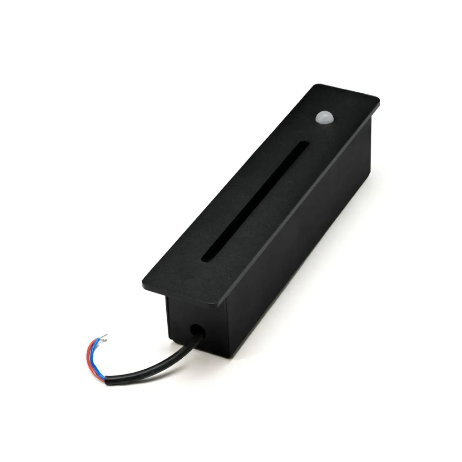 Czarna lampa schodowa z czujnikiem ruchu IP54 AZ6081 ERIN | Kaja*Sklep Kaja Best Sale