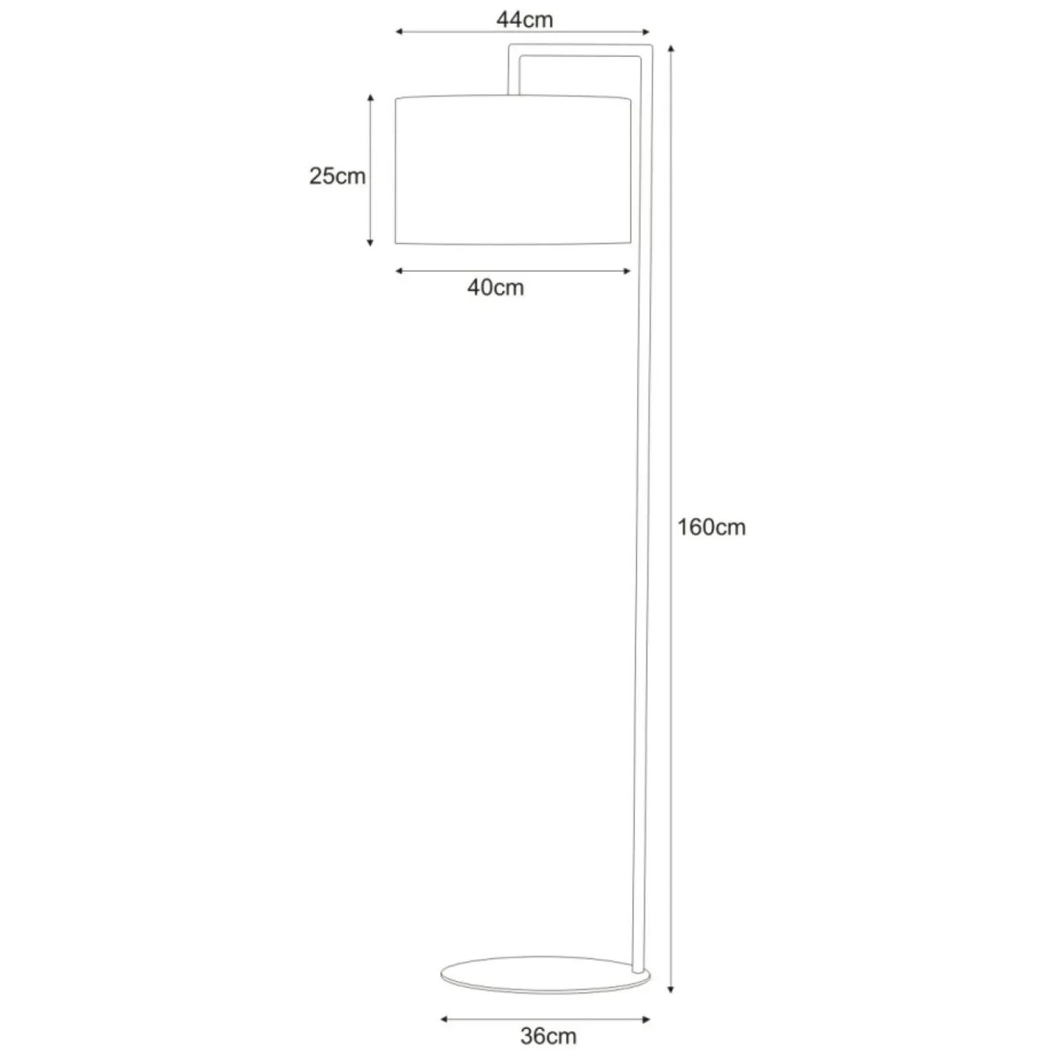 Czarna lampa stojąca do salonu K-4323 SIMONE BLACK | Kaja Oświetlenie*Sklep Kaja Store