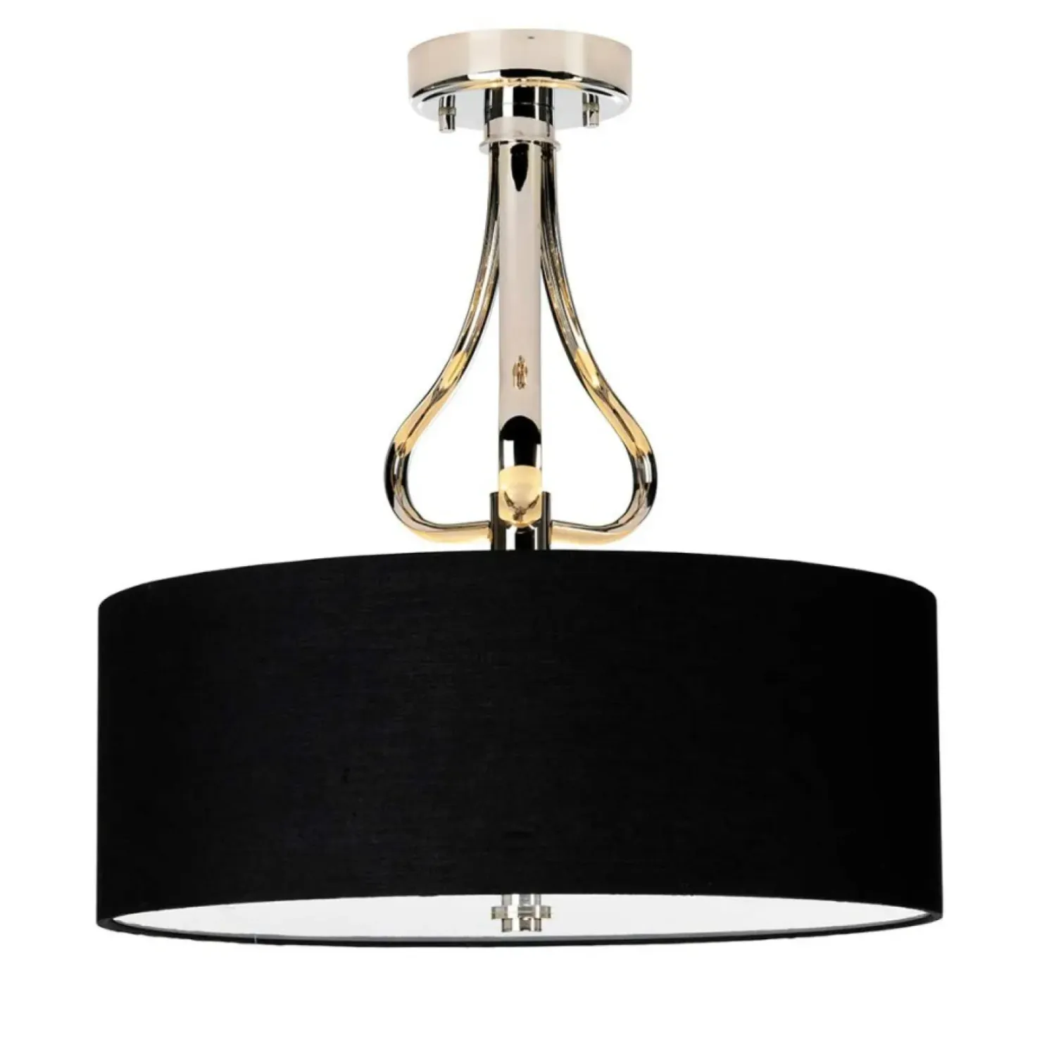 Cheap Sklep Kaja Czarna lampa sufitowa, abażur BATH-FALMOUTH-SF-PC z serii FALMOUTH
