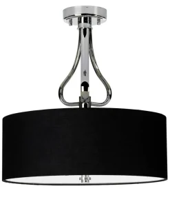 Cheap Sklep Kaja Czarna lampa sufitowa, abażur BATH-FALMOUTH-SF-PC z serii FALMOUTH