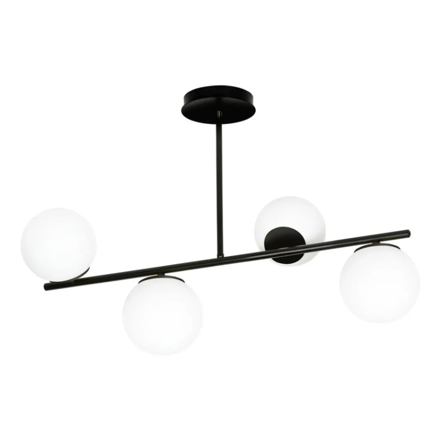 Store Sklep Kaja Czarna lampa sufitowa do korytarza 1020/4 BIOR | Kaja Oświetlenie