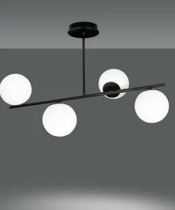 Store Sklep Kaja Czarna lampa sufitowa do korytarza 1020/4 BIOR | Kaja Oświetlenie