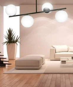 Store Sklep Kaja Czarna lampa sufitowa do korytarza 1020/4 BIOR | Kaja Oświetlenie