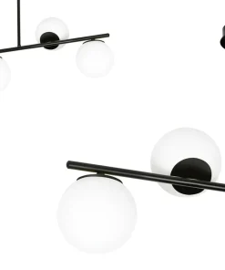 Store Sklep Kaja Czarna lampa sufitowa do korytarza 1020/4 BIOR | Kaja Oświetlenie