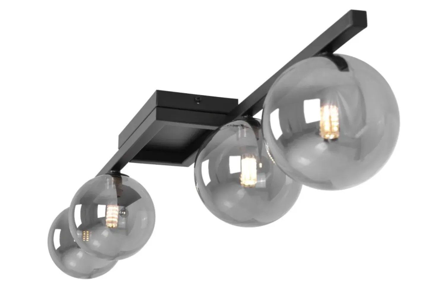 Sale Sklep Kaja Czarna lampa sufitowa do oświetlenia salonu K-5465 z serii PAXI