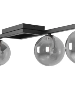 Sale Sklep Kaja Czarna lampa sufitowa do oświetlenia salonu K-5465 z serii PAXI