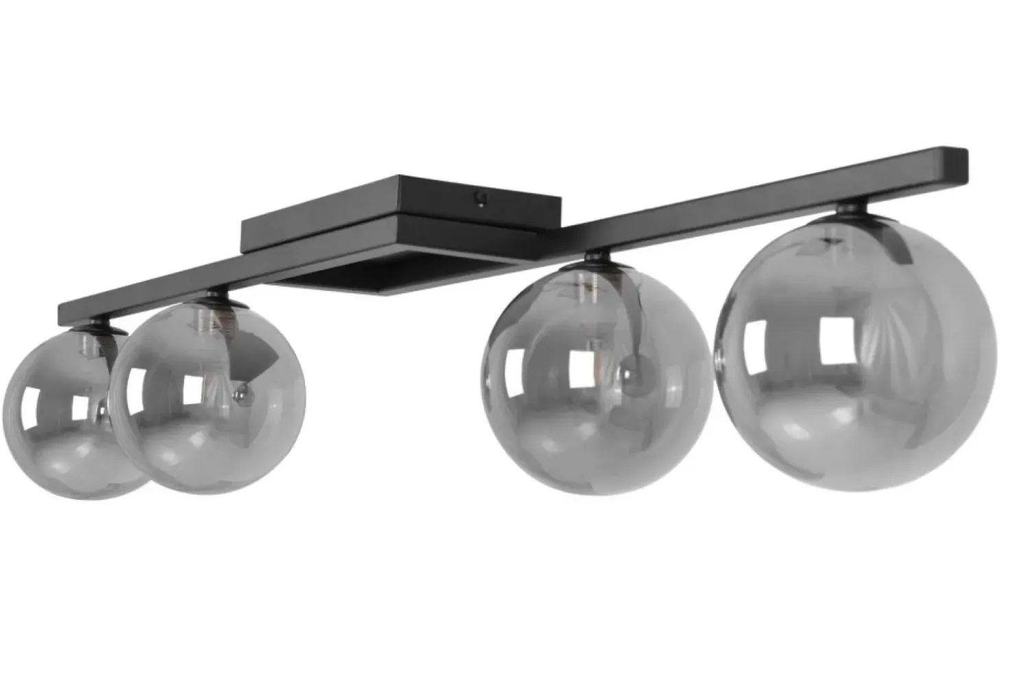 Sale Sklep Kaja Czarna lampa sufitowa do oświetlenia salonu K-5465 z serii PAXI