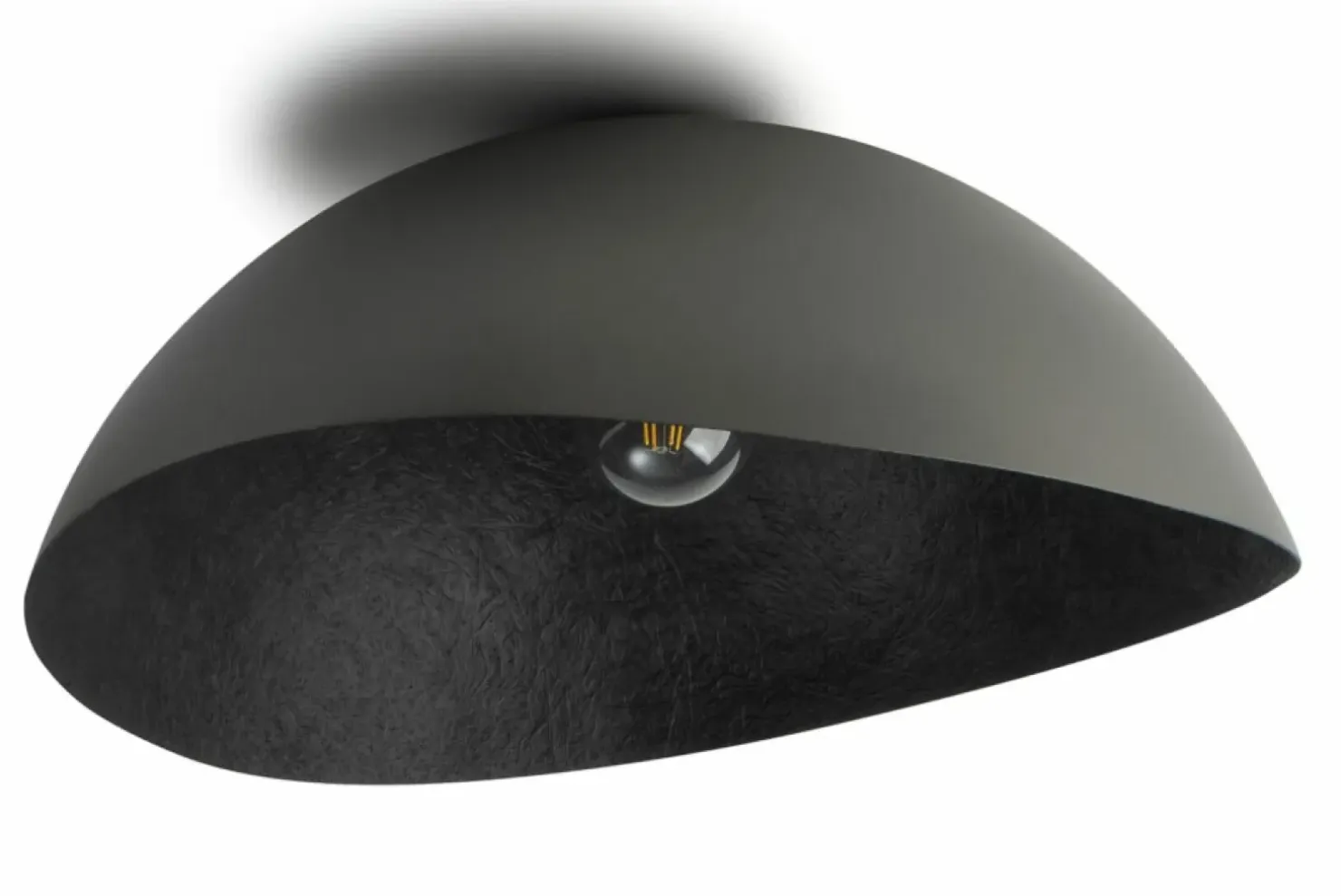 Shop Sklep Kaja Czarna lampa sufitowa, duży gwint SIG 40627 z serii SOLARIS | Kaja