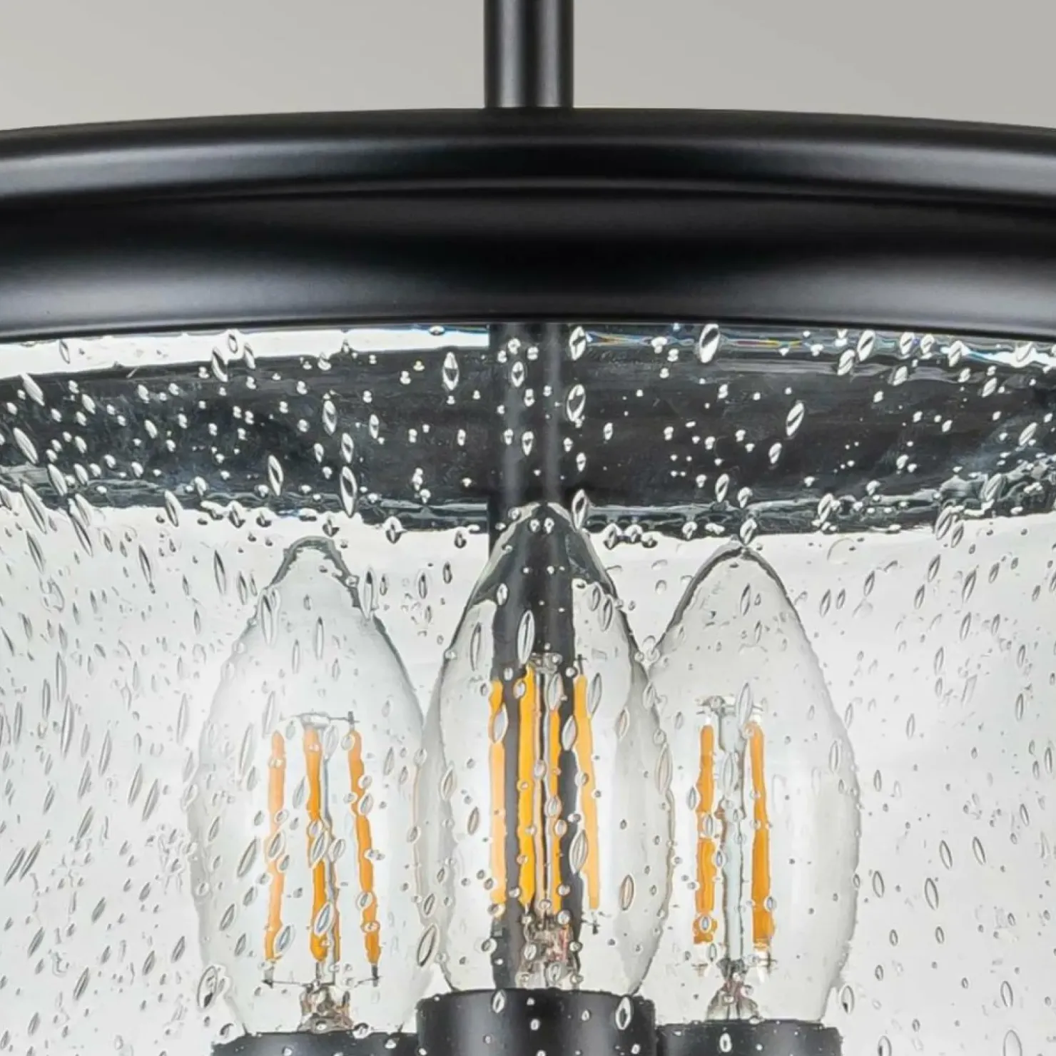 Czarna lampa sufitowa FE-PICKERING-LANE-SF-BLK z serii PICKERING LANE*Sklep Kaja New