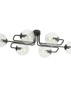 Flash Sale Sklep Kaja Czarna lampa sufitowa klosze w kształcie kul 831/6A | Kaja Oświetlenie