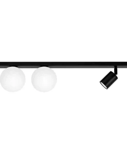 Best Sale Sklep Kaja Czarna lampa sufitowa, listwa na trzy żarówki K-5490 z serii SWING