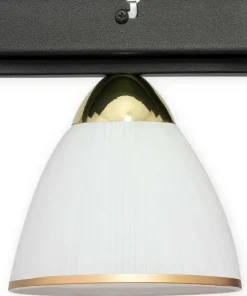 Czarna lampa sufitowa, mleczny klosz O3251 P1 CZA + ZL z serii FABER*Sklep Kaja Sale
