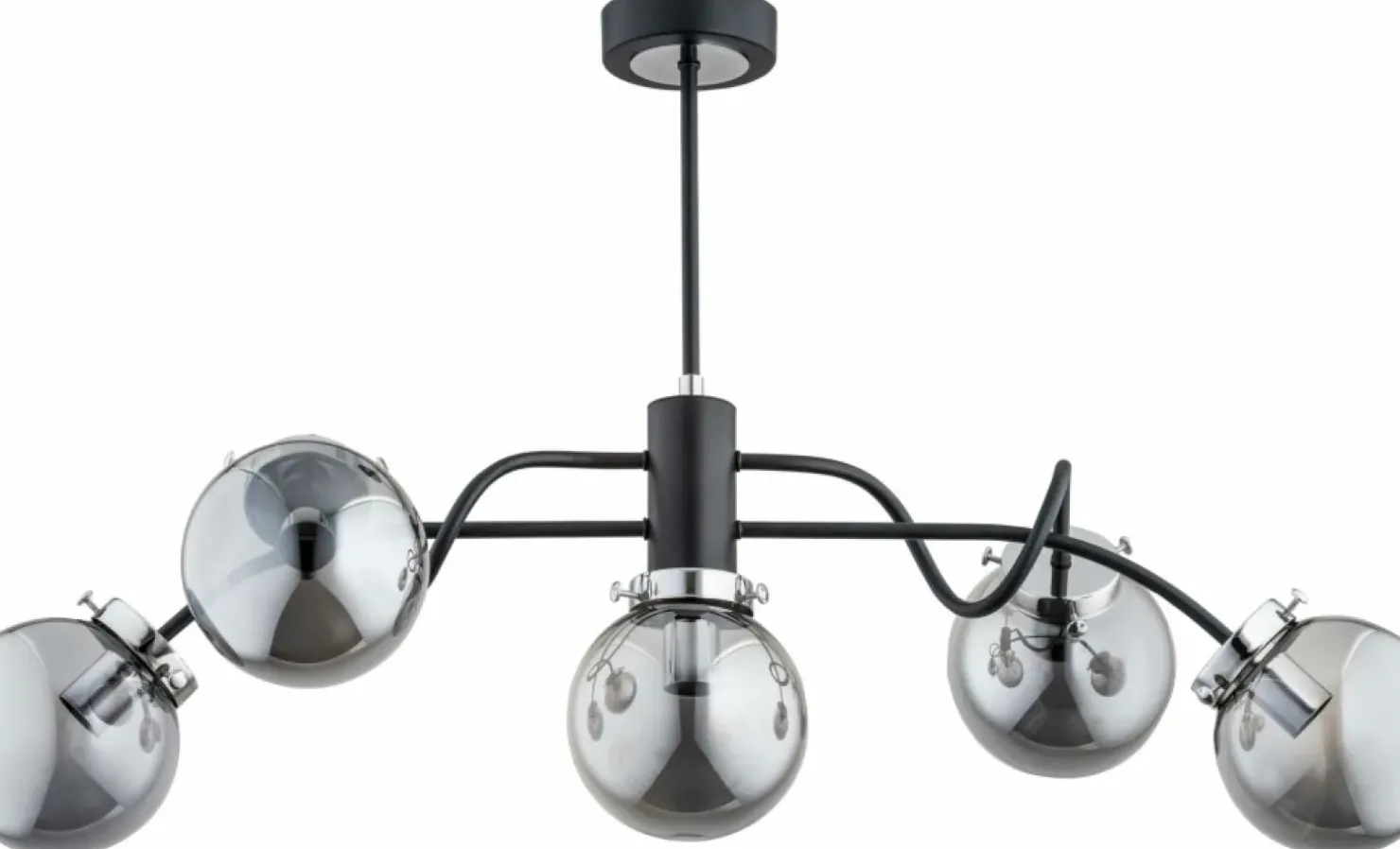 Best Sklep Kaja Czarna lampa sufitowa o nietypowym kształcie AL 61045 GILDA | Kaja