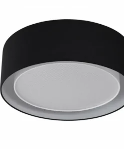 Store Sklep Kaja Czarna lampa sufitowa z abażurem do salonu AZ3331 MILO | Kaja czarny
