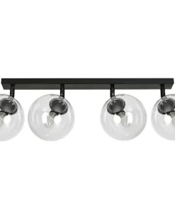 Hot Sklep Kaja Czarna lampa sufitowa z regulowanymi kloszami 776/4 | Kaja Oświetlenie
