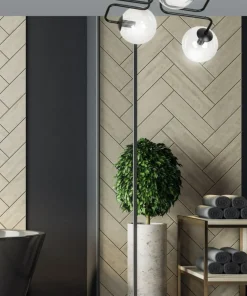 Shop Sklep Kaja Czarna lampa sufitowa z transparentnymi kloszami 831/4 | Kaja