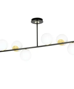 Best Sale Sklep Kaja Czarna lampa sufitowa ze złotymi elementami 1022/6 FLOKI | Kaja
