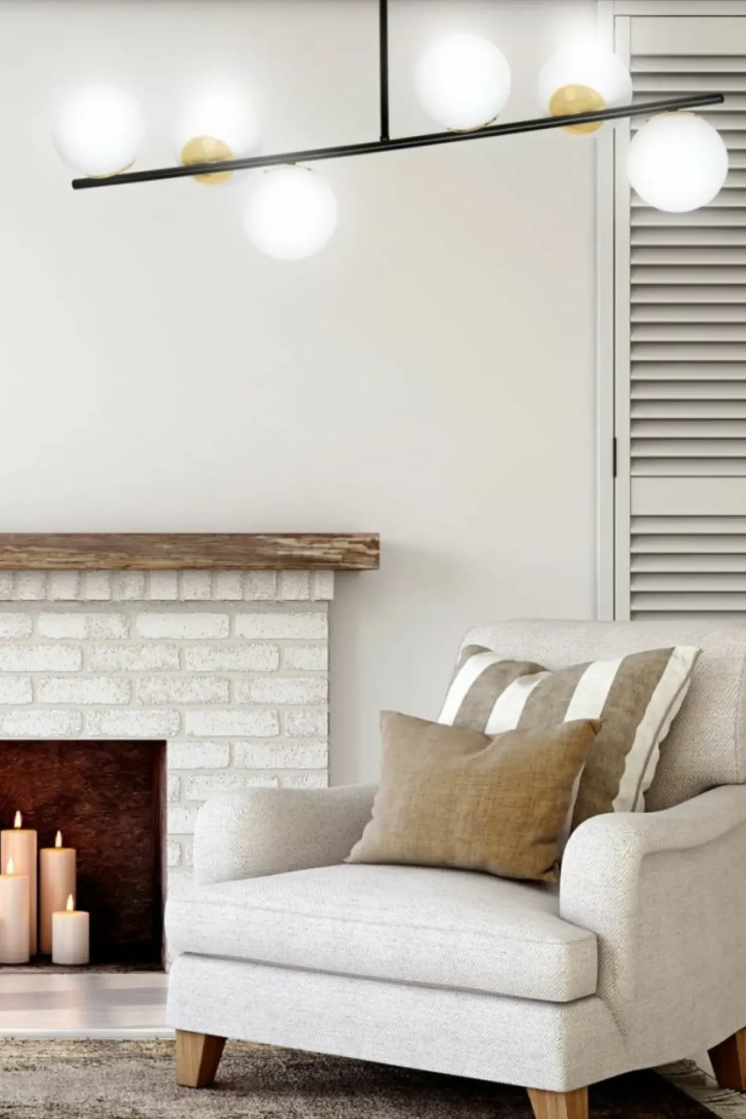 Best Sale Sklep Kaja Czarna lampa sufitowa ze złotymi elementami 1022/6 FLOKI | Kaja