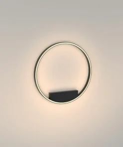 Czarna lampa sufitowa, zintegrowany LED MOD058CL-L35B3K z serii RIM*Sklep Kaja Discount