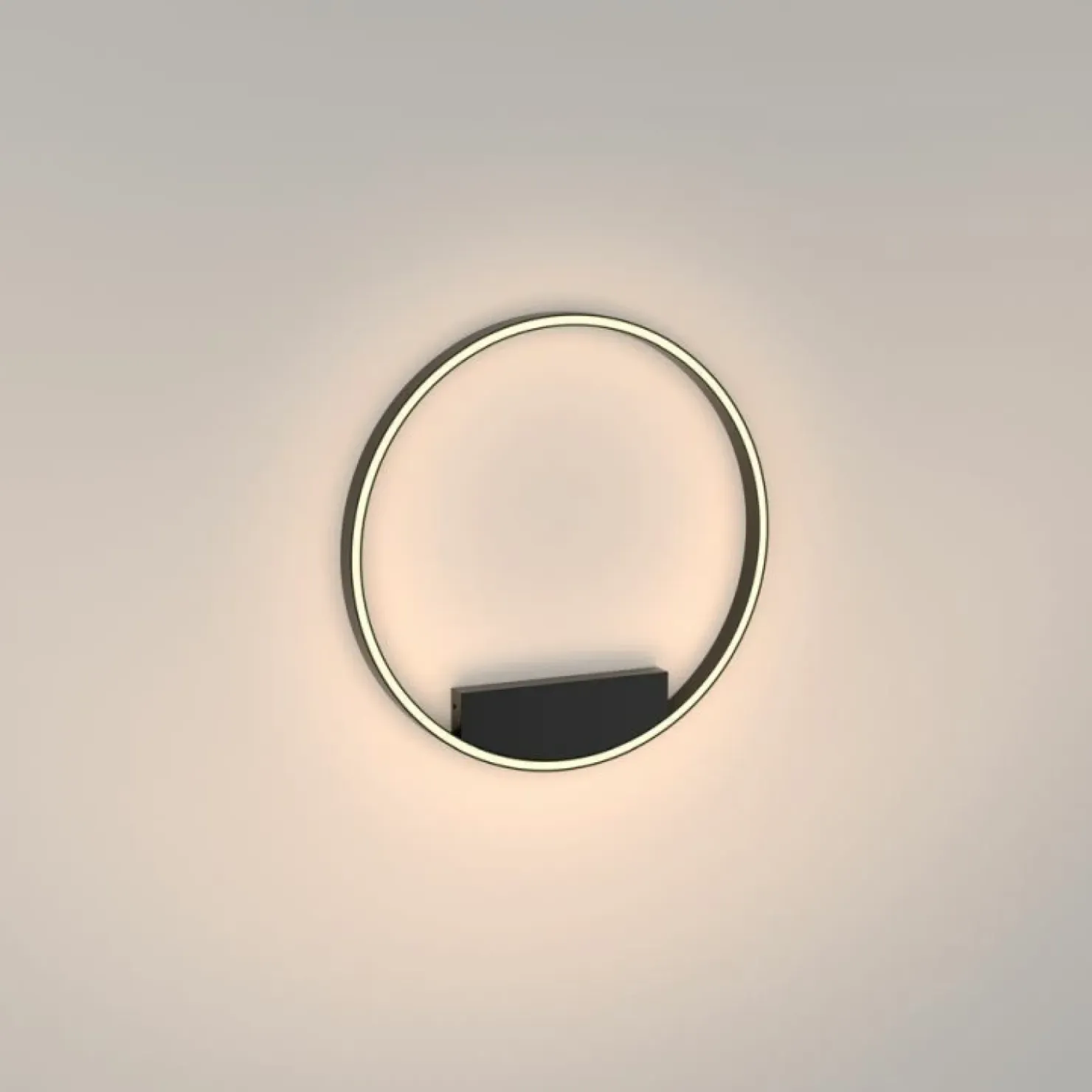 Czarna lampa sufitowa, zintegrowany LED MOD058CL-L35B3K z serii RIM*Sklep Kaja Discount