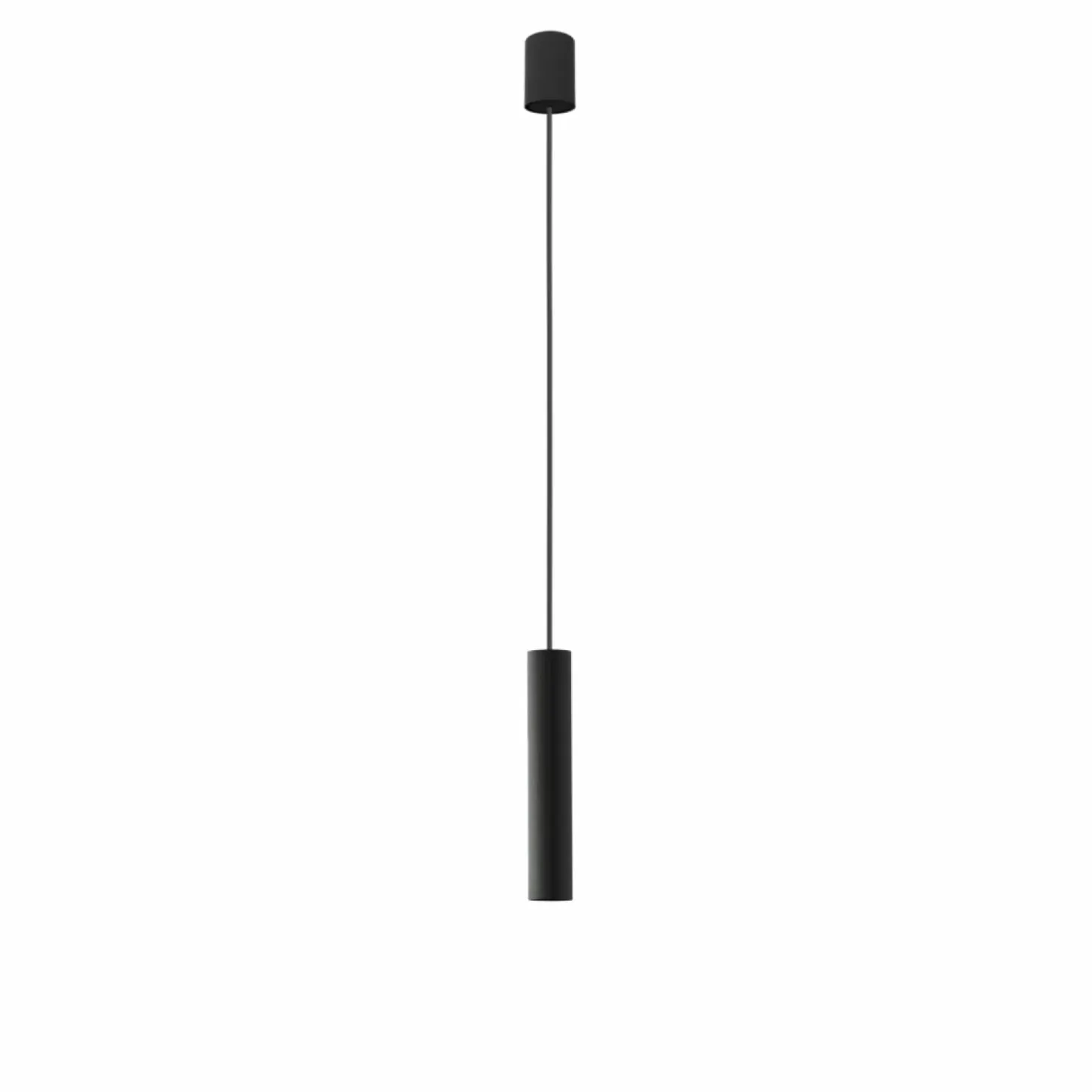 Sale Sklep Kaja Czarna lampa wisząca – tuba z gwintem E27 7852 | Kaja Oświetlenie czarny