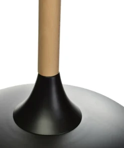 Online Sklep Kaja Czarna lampa wisząca, drewniany element MLP6218 z serii TAYLOR | Kaja Oświetleni
