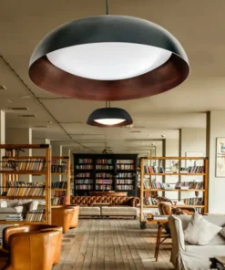 Clearance Sklep Kaja Czarna lampa wisząca LED do sypialni AZ3148 LENOX | Kaja Oświetlenie