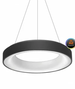 Best Sale Sklep Kaja Czarna lampa wisząca LED do salonu WIFI AZ3552 SOVANA | Kaja czarny