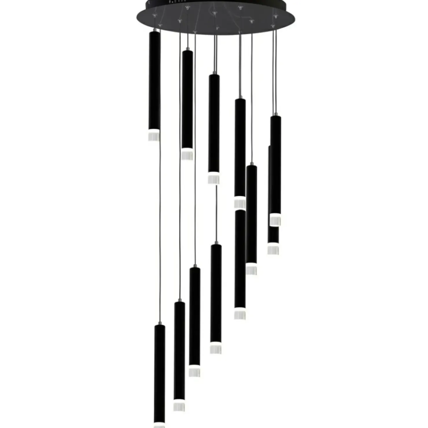 Best Sklep Kaja Czarna lampa wisząca LED o mocy 12W ML6161 z serii CARBON | Kaja Oświetlenie