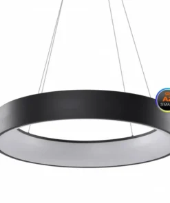 Shop Sklep Kaja Czarna lampa wisząca LED z pilotem AZ3972 SOLVENT | Kaja Oświetlenie czarny