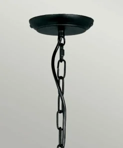 Czarna lampa wisząca na łańcuszku ART5-BLACK z serii ARTISAN*Sklep Kaja Flash Sale