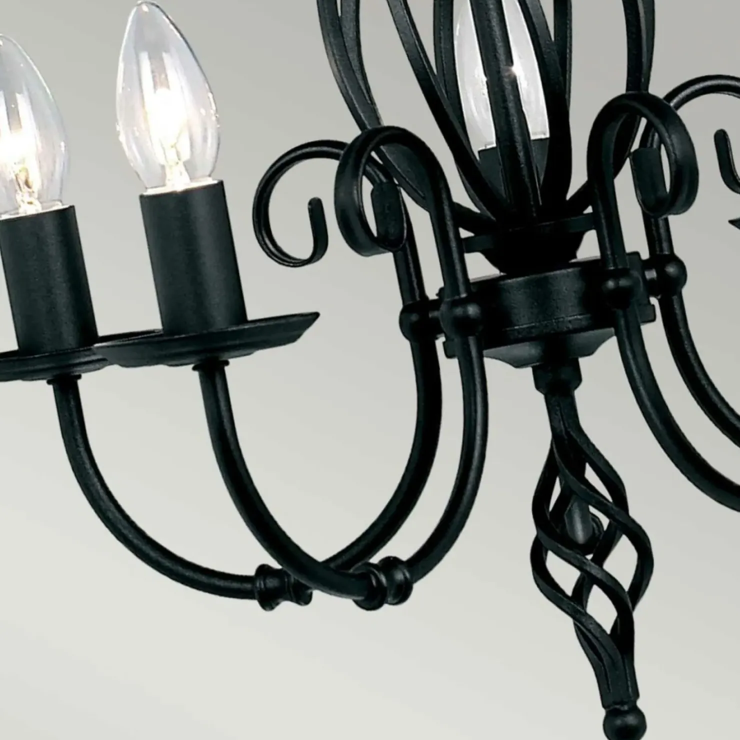 Czarna lampa wisząca na łańcuszku ART5-BLACK z serii ARTISAN*Sklep Kaja Flash Sale