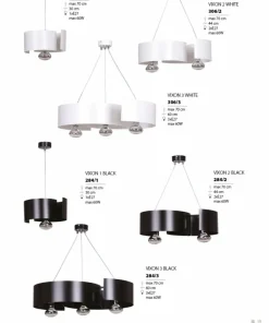 Discount Sklep Kaja Czarna lampa wisząca na ozdobną żarówkę 284/1 VIXON | Kaja Oświetlenie