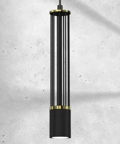 Discount Sklep Kaja Czarna lampa wisząca, nowoczesna tuba MLP8409 z serii ESTILO | Kaja Oświetlenie