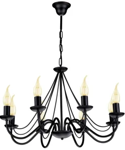 Czarna lampa wisząca w stylu rustykalnym K-3992 BARTEZ | Kaja*Sklep Kaja Flash Sale