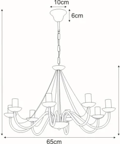 Czarna lampa wisząca w stylu rustykalnym K-3992 BARTEZ | Kaja*Sklep Kaja Flash Sale
