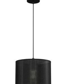 Shop Sklep Kaja Czarna lampa wisząca z ażurową osłoną LX 5237 z serii LOFT SHADE czarny