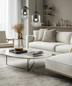 Fashion Sklep Kaja Czarna lampa wisząca z dymionym kloszem ML0323 ALIAS | Kaja