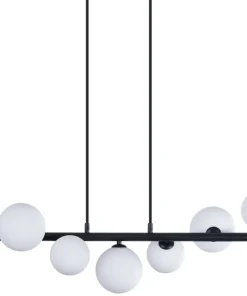 Sale Sklep Kaja Czarna lampa wisząca z kloszami kulami AZ4406 SYBILLA | Kaja czarny
