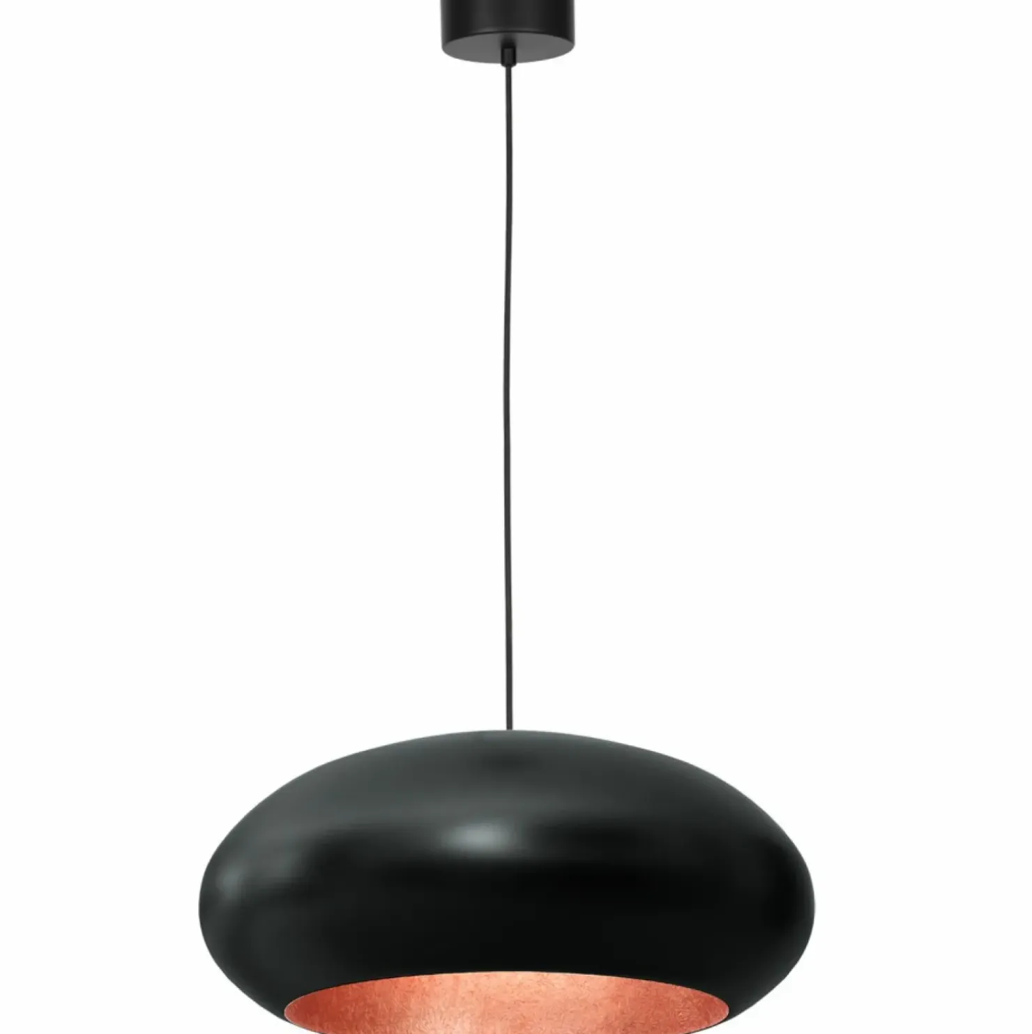 Outlet Sklep Kaja Czarna lampa wisząca z nietuzinkowym kloszem LX 1623 z serii COMPO