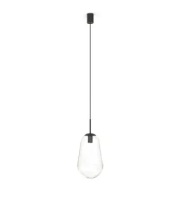 Best Sale Sklep Kaja Czarna lampa wisząca, z regulowaną wysokością 7798 | Kaja Oświetlenie transparentny