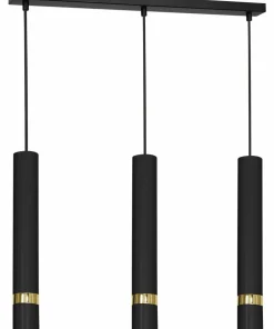 Store Sklep Kaja Czarna lampa wisząca z regulowaną wysokością LX 1555 z serii RENO