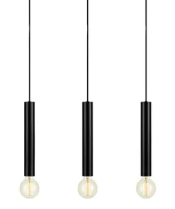 Best Sale Sklep Kaja Czarna lampa wisząca z trzema źródłami światła 108262 | Kaja